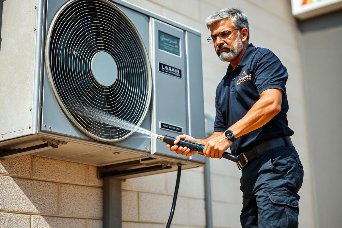 Outdoor Unit Cleaning in Islamabad and Rawalpindi by Laraib Home Services
