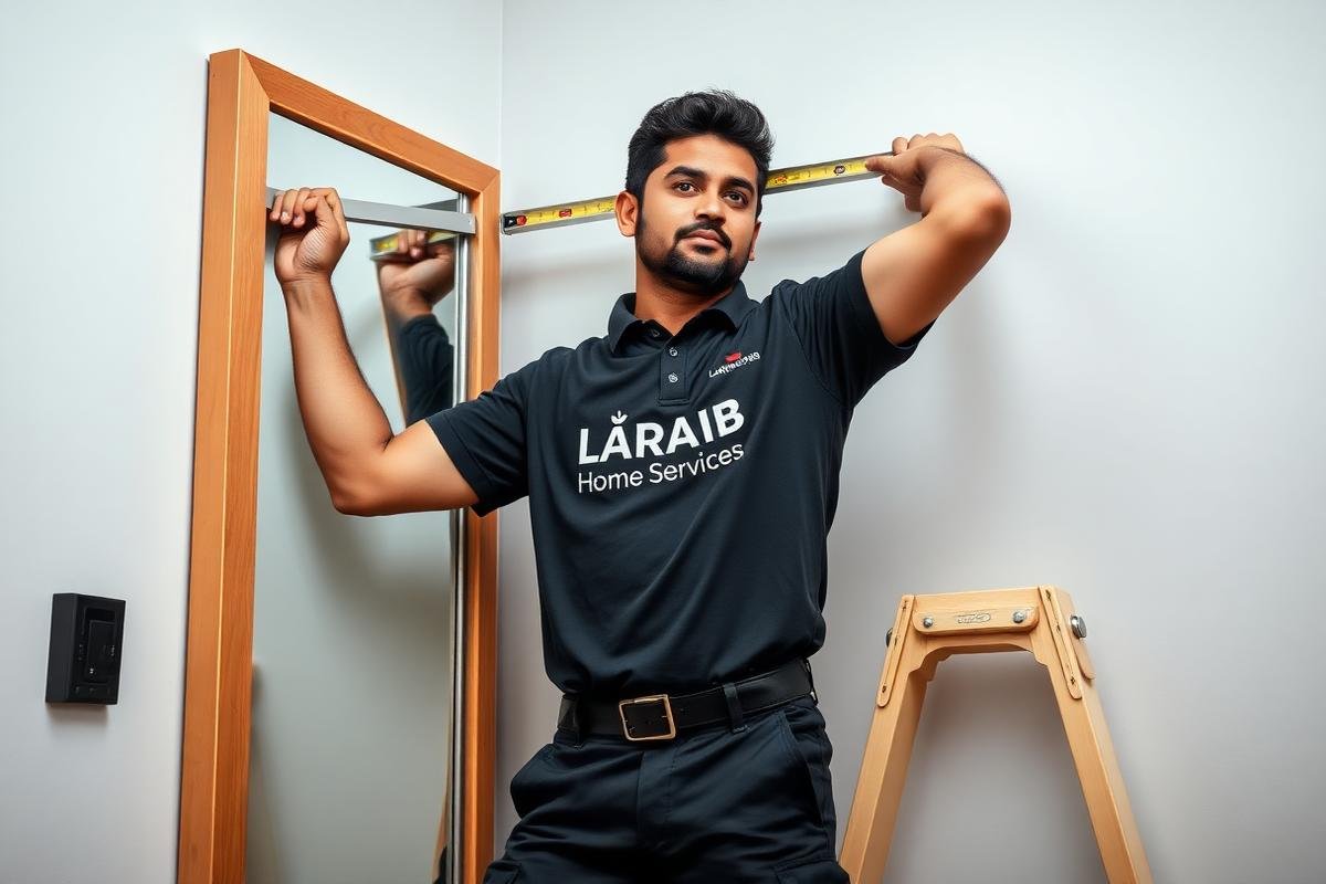 Mirror Installation in Islamabad and Rawalpindi by Laraib Home Services