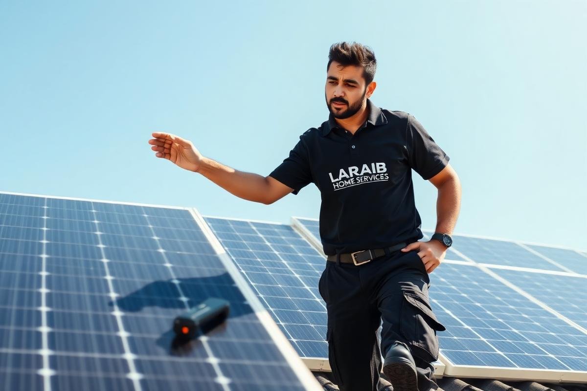 Solar panel inspection and cleaning